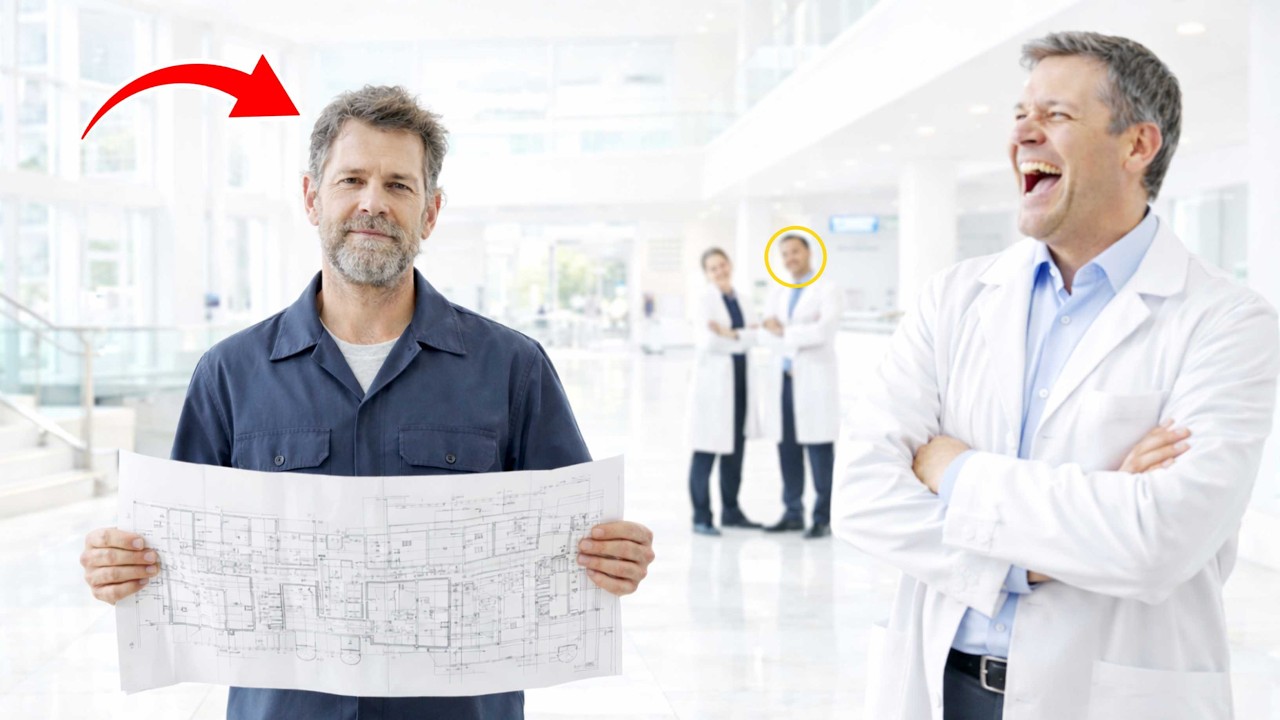Janitor Says “I Built This Hospital” — Doctor Laughs Until He Shows The Blueprint