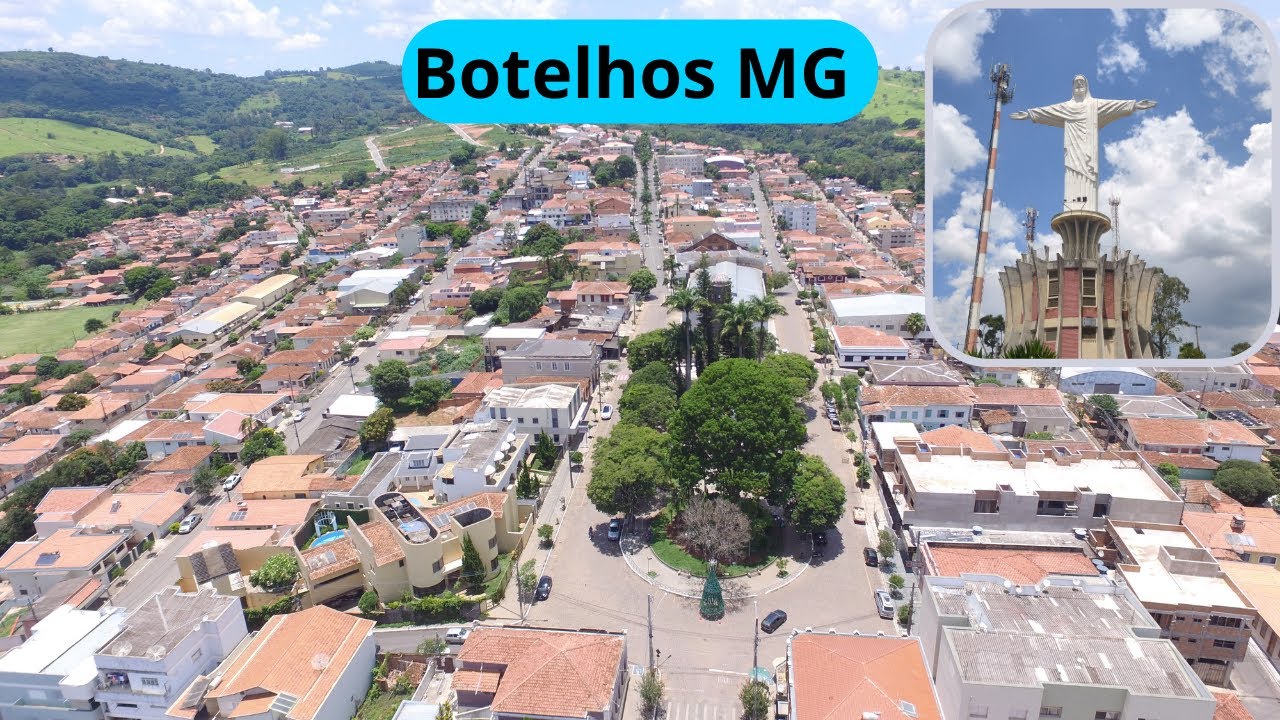 Botelhos MG vista por cima com meu drone - lindas imagens a&eacute;reas