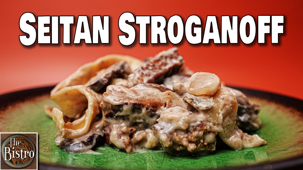 Plant Based Stroganoff Recipe - Seitan Stroganoff