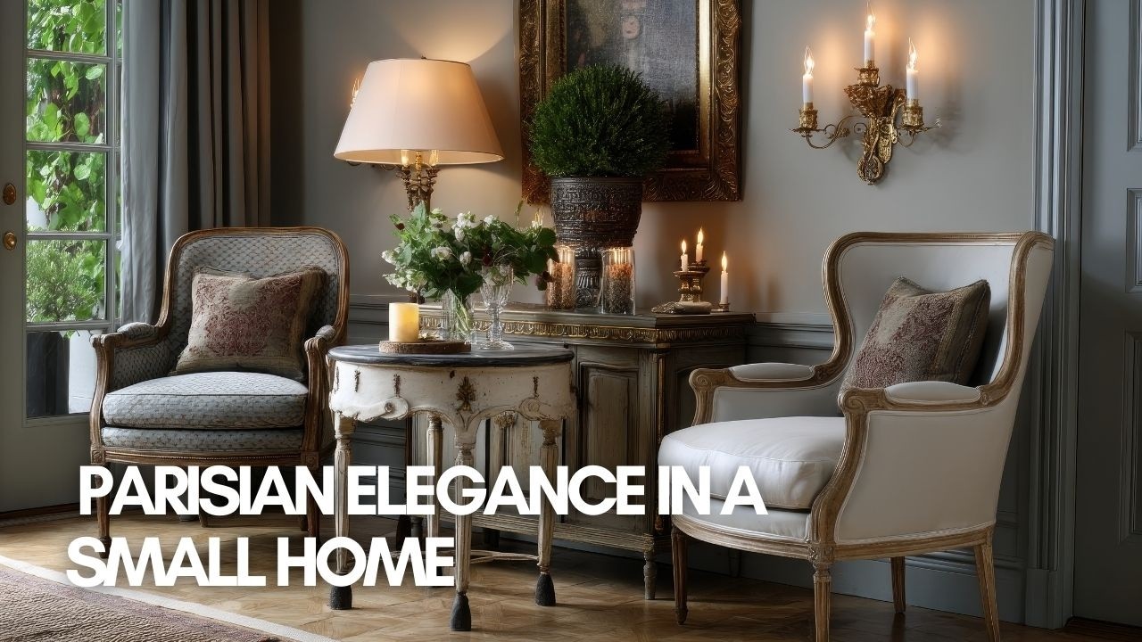 Parisian Elegance in a Small Home | Cozy Home Decor Secrets for Chic Comfort