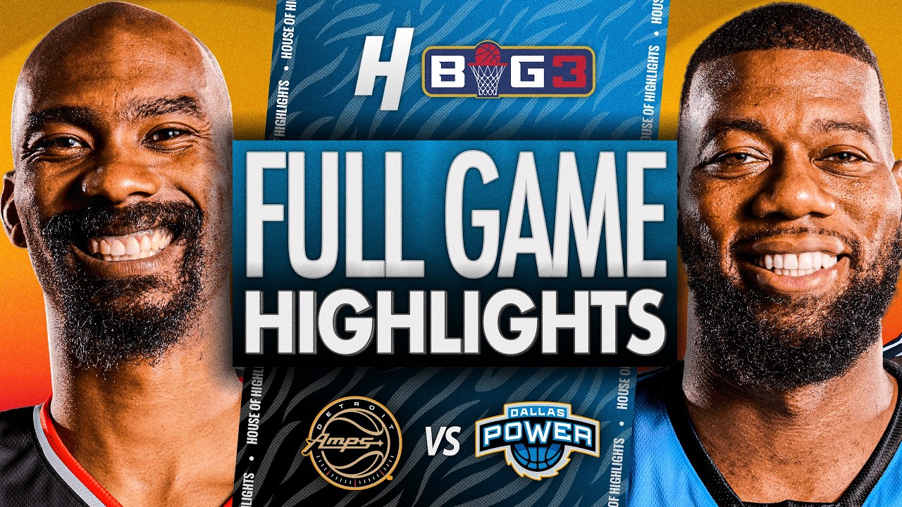 Detroit AMPS против Dallas Power &mdash; ЛУЧШИЕ МОМЕНТЫ МАТЧА 🔥 BIG3 Баскетбол 2026