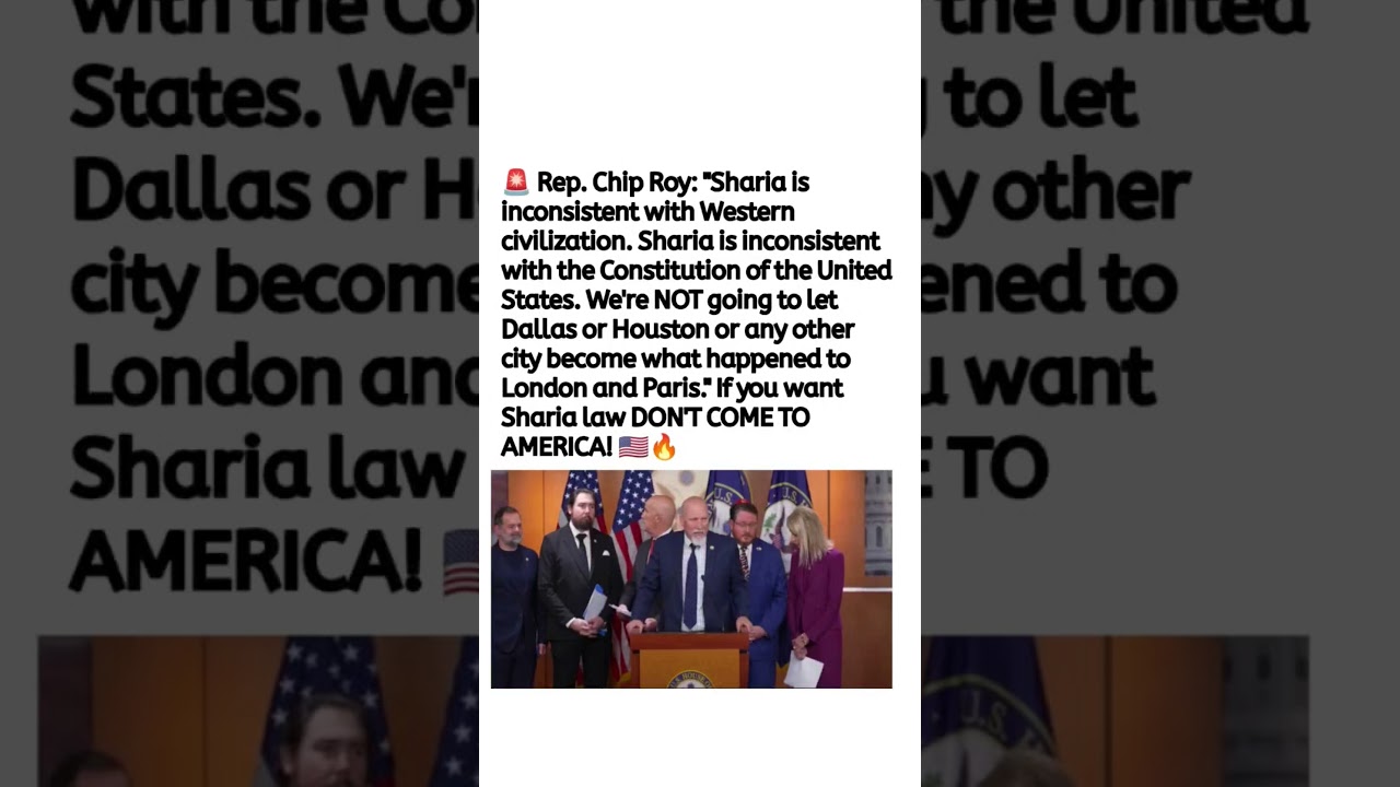 Chip Roy's Sharia Law Remarks Ignite National Debate 🇺🇸