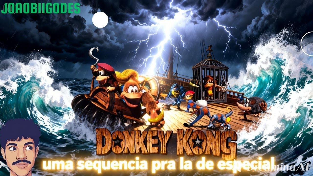 🔴LIVE ZERANDO A TRYLOGY DE DONGEY KONG🔴dk(3) #donkeykongcountry #retro #retrogame #donkeykong