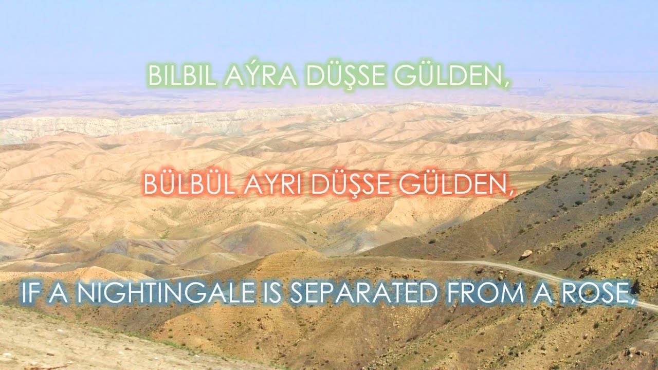 Mert Bolmaz - Mahtumkulu Firaki Türkmen şiiri Türkçe altyazılı, Turkmen poem Magtymguly Pyragy