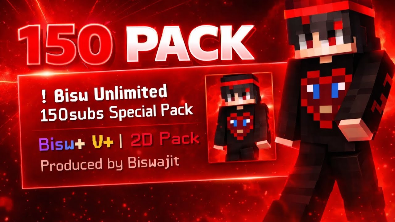 150 SUBS SPECIAL 🎉 BEST FPS BOOST TEXTURE PACK (INSANE SMOOTH!)