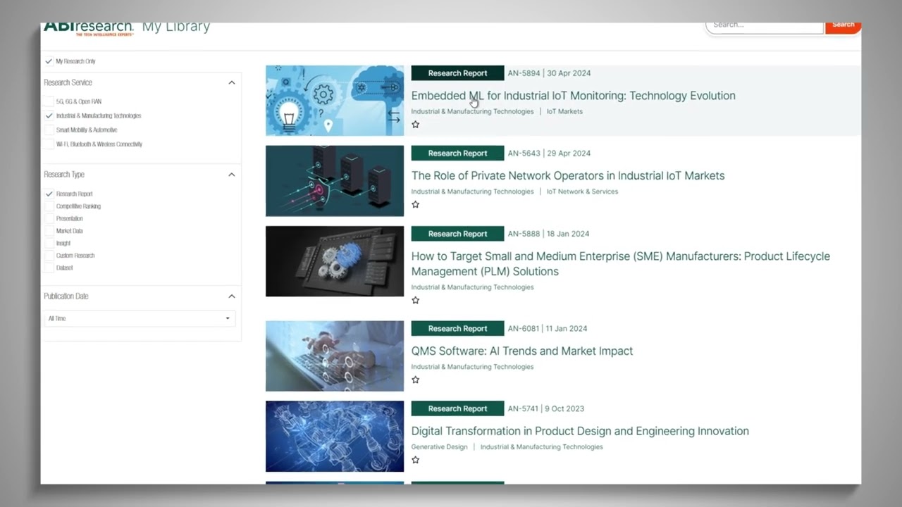 Introducing My Library - An Easier Way to Access Your Technology Research