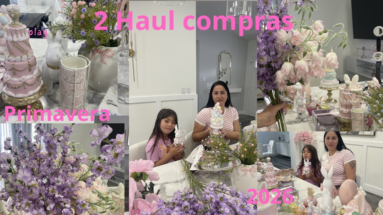 🌷 Segundo Haul de compras🐰 | Ideas Lindas para Decorar tu Hogar