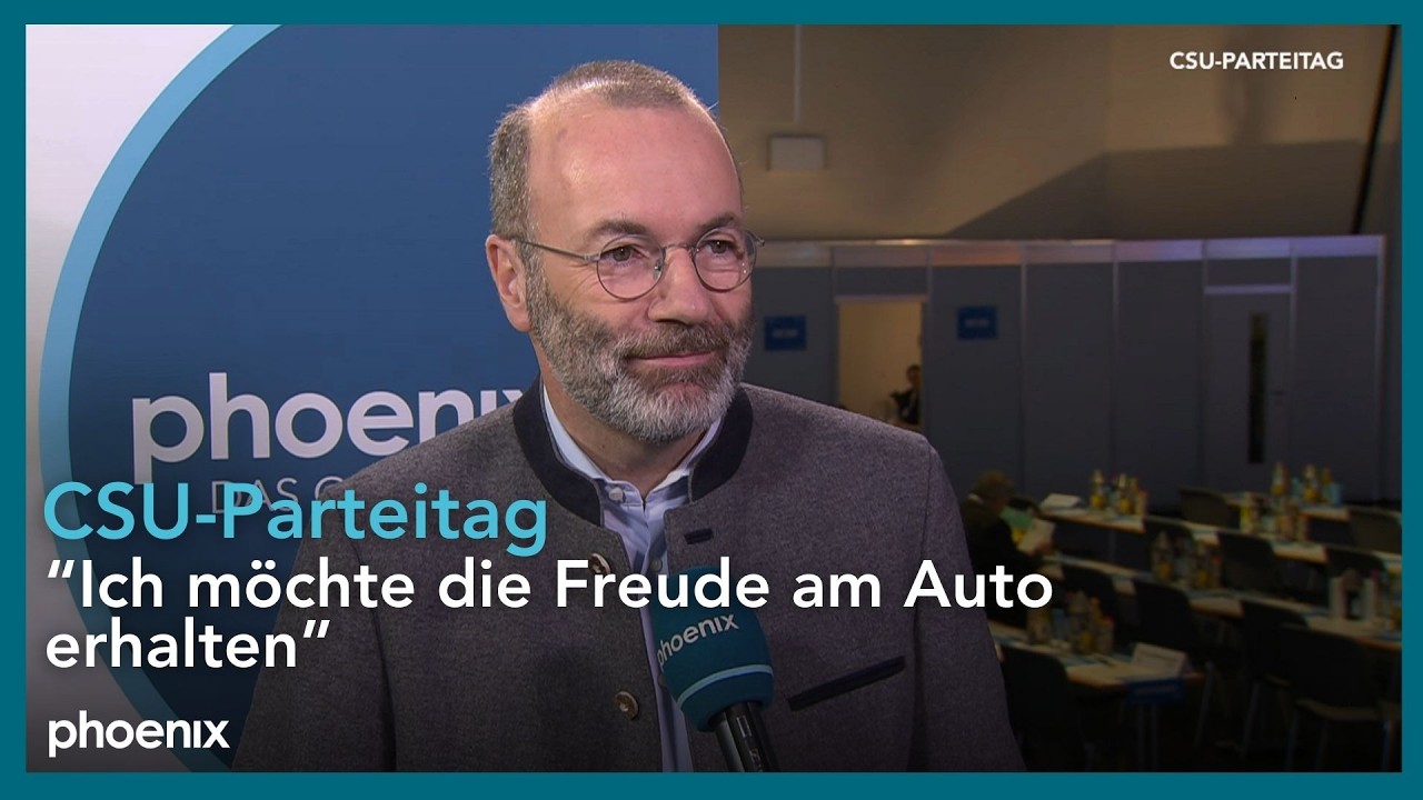 Manfred Weber (CSU) im phoenix-Interview | 13.12.2025