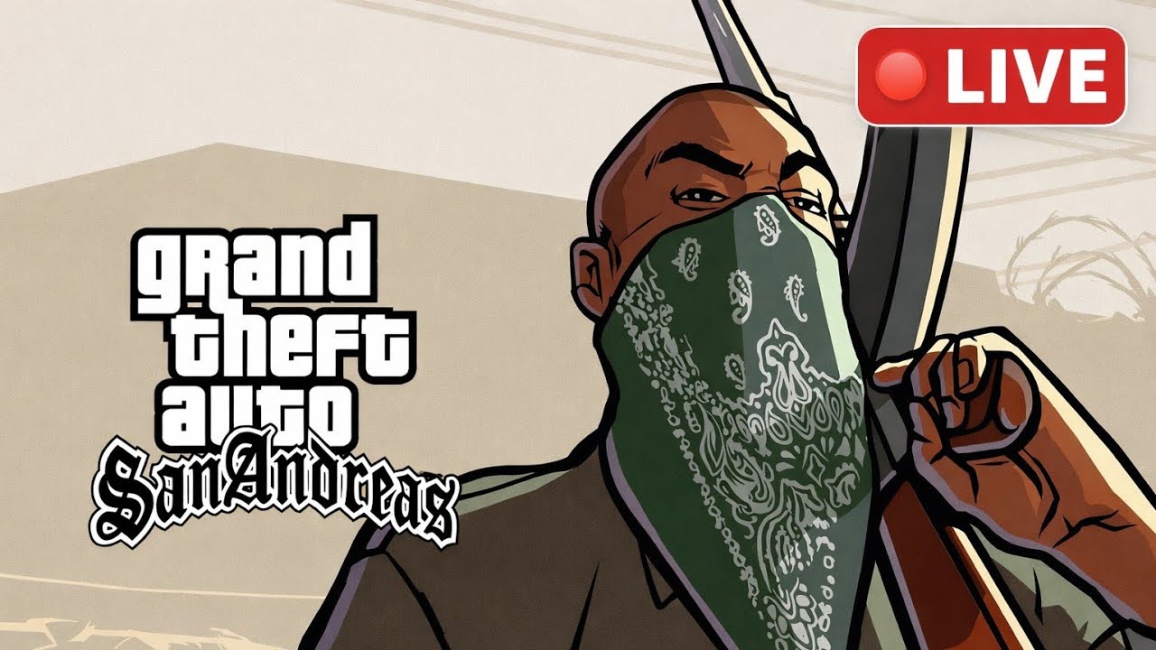 LIVE 🔴 GTA San Andreas Ultimate Missions + Crazy Police Chase | The Game Wolf