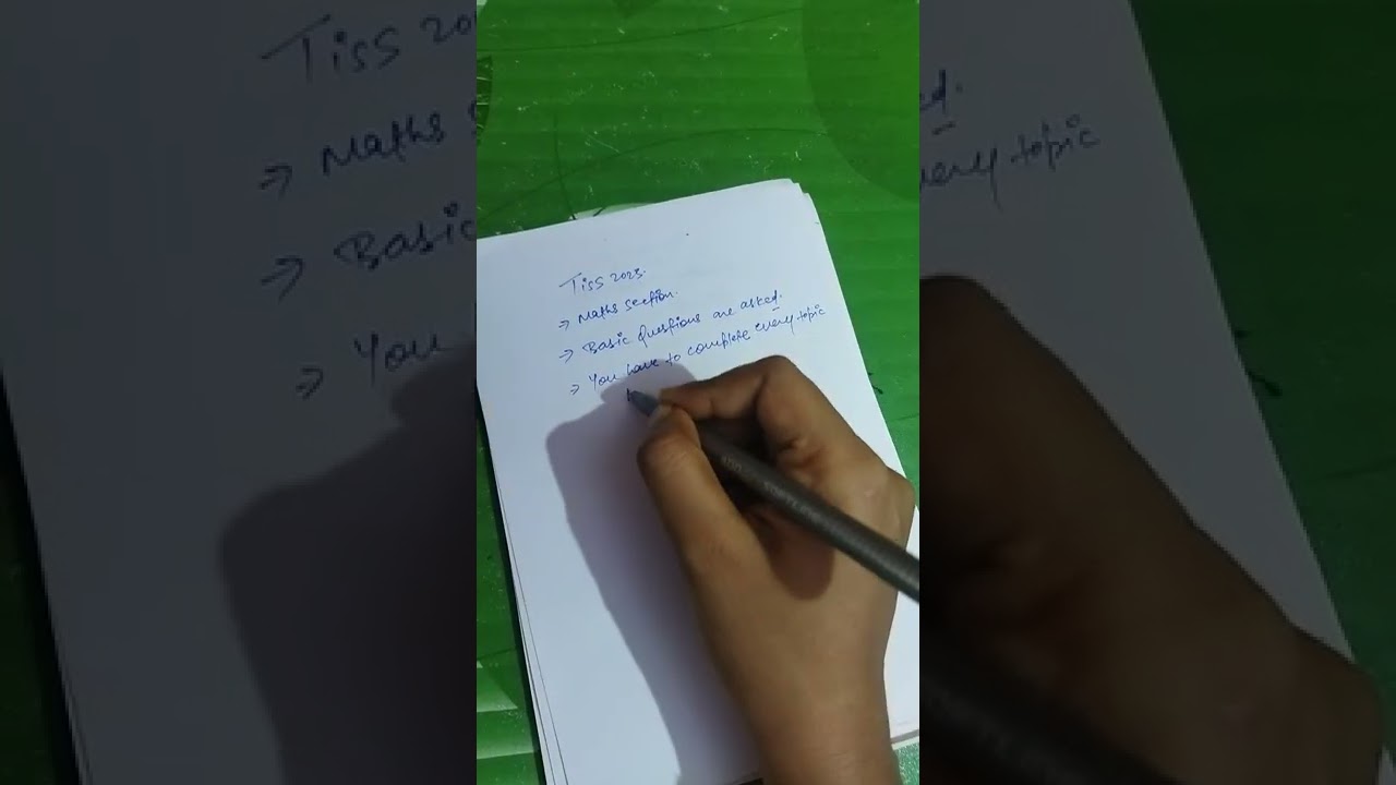 Maths targeting Tiss 2023