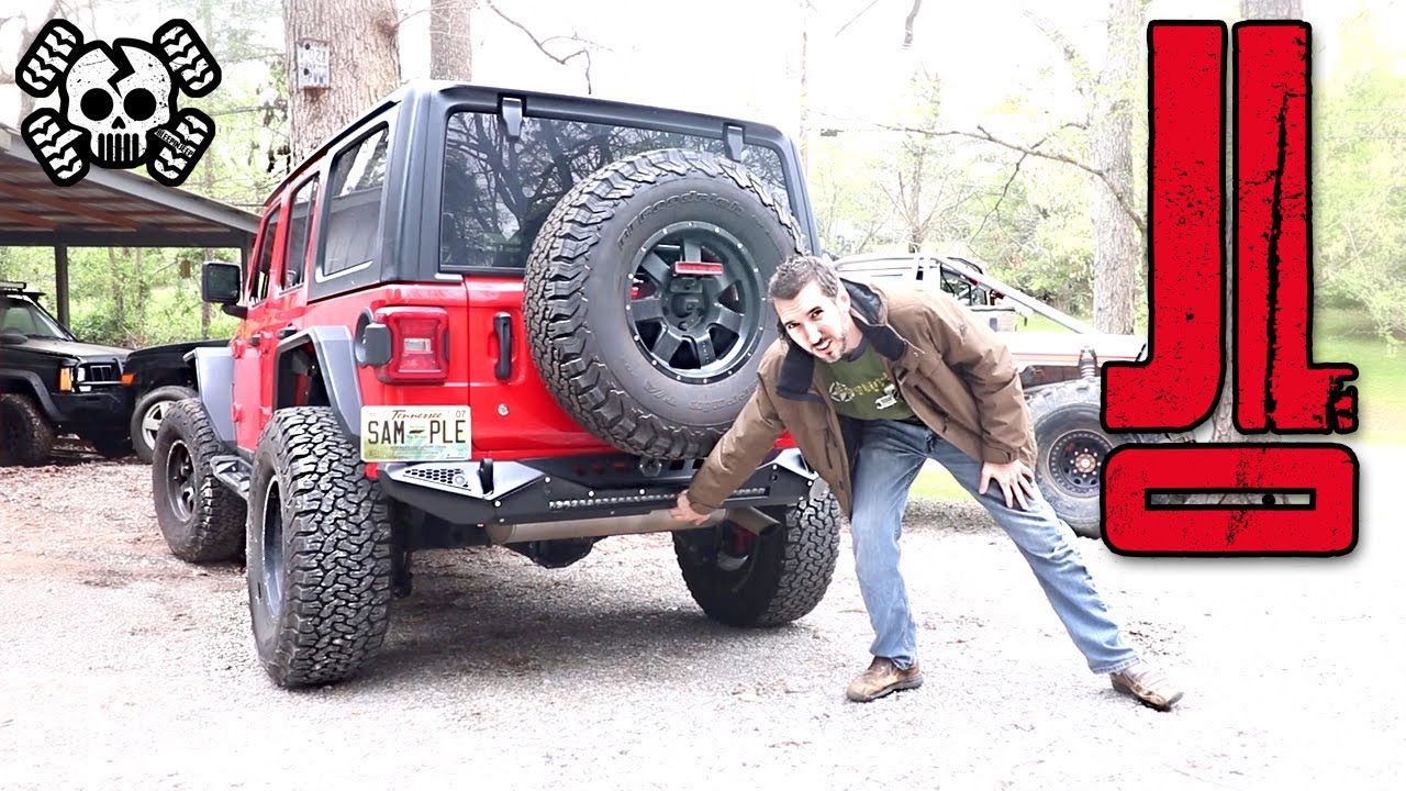 Jeep JLU Rear Bumper Removal and Installation