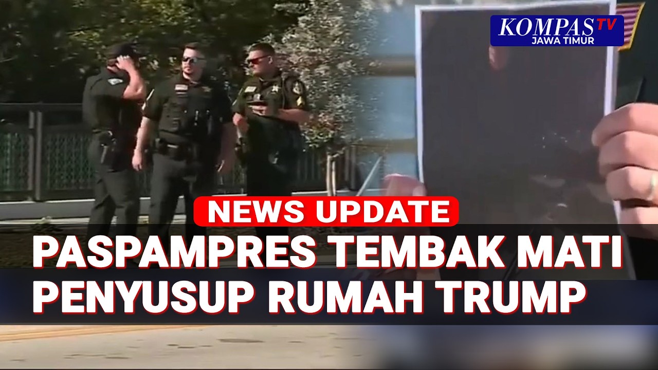 Paspampres AS Tembak Mati Penyusup Bersenjata ke Rumah Donald Trump