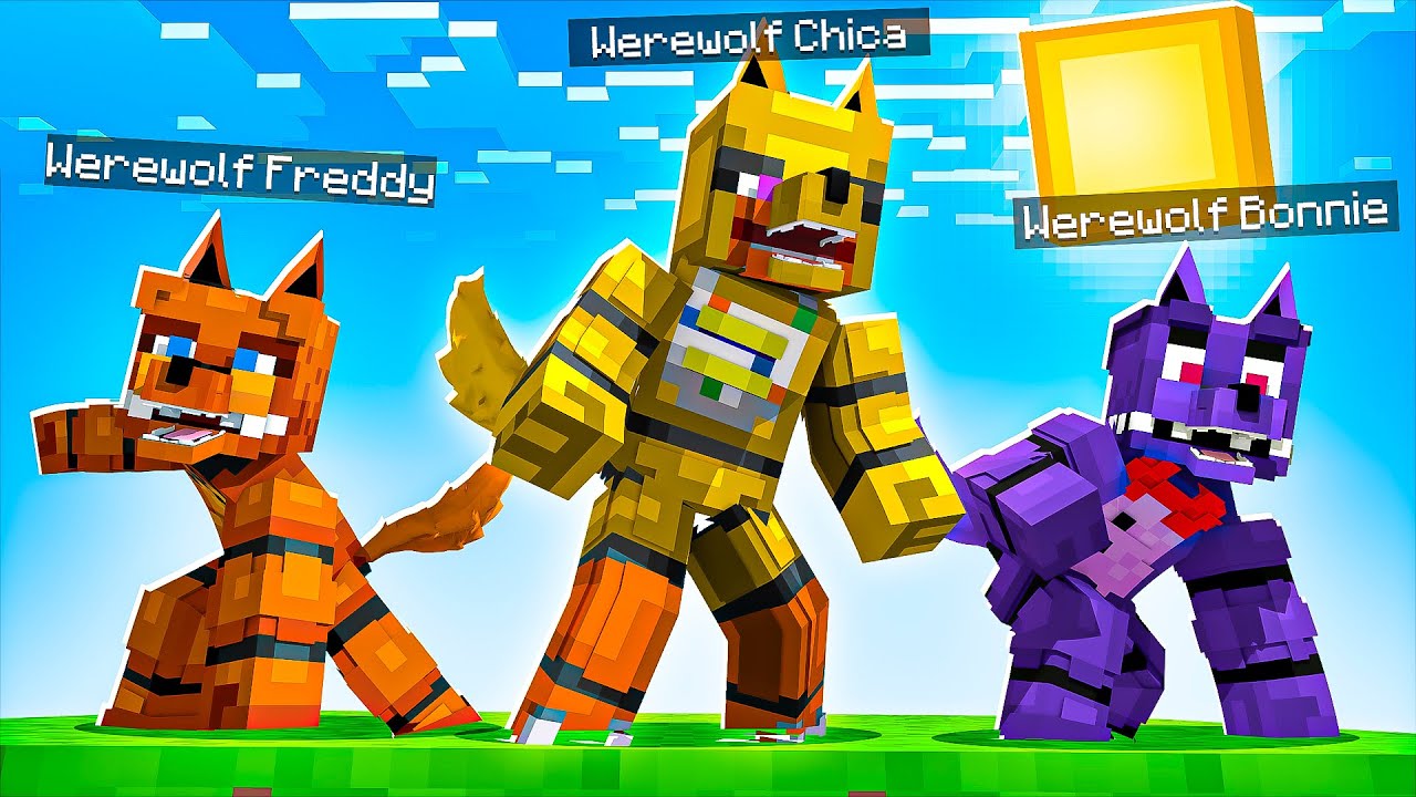 Chica becomes a WEREWOLF | Minecraft Five Nights at Freddy’s FNAF Roleplay