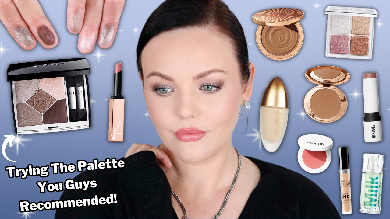 GRWM Trying The Dior Soft Cashmere Palette ✨