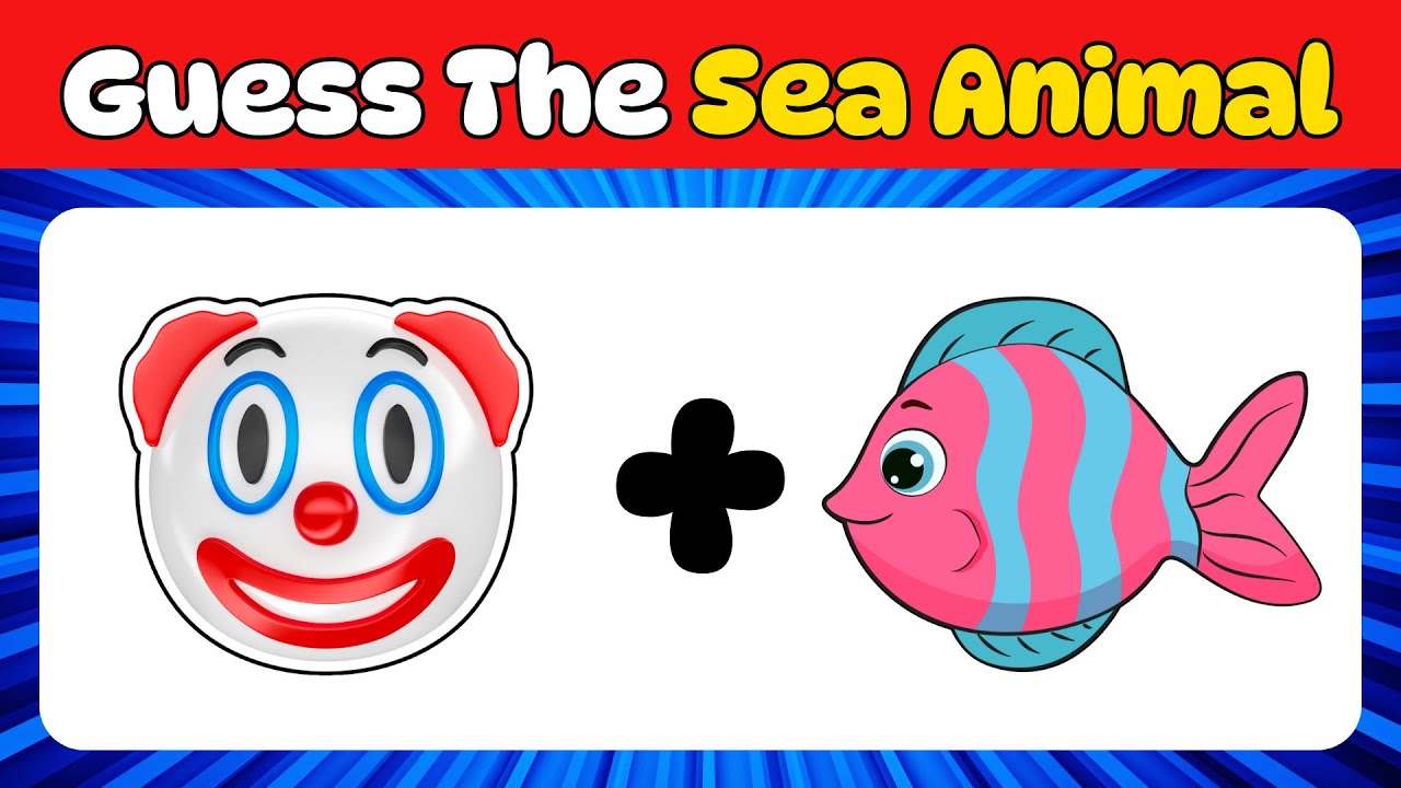 Guess the Sea Animal | Ocean Animal Puzzle Game with Sounds and Clues