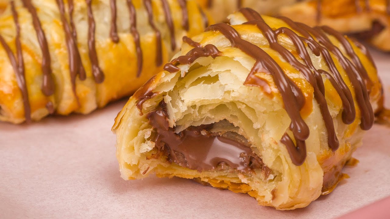 CROISSANT DE CHOCOLATE COM 3 INGREDIENTES FÁCIL E DELICIOSO | Cook'n Enjoy 1326