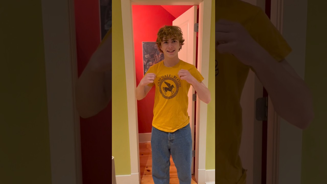 POV: How to be Percy Jackson in a second 🔱🧡 #PercyJackson