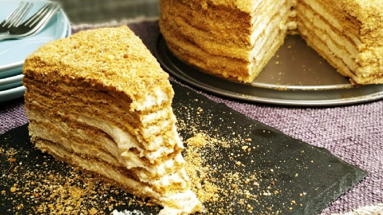 Μεντόκ - Medovic Ρώσικη τούρτα με μέλι- Russian Honey Cake