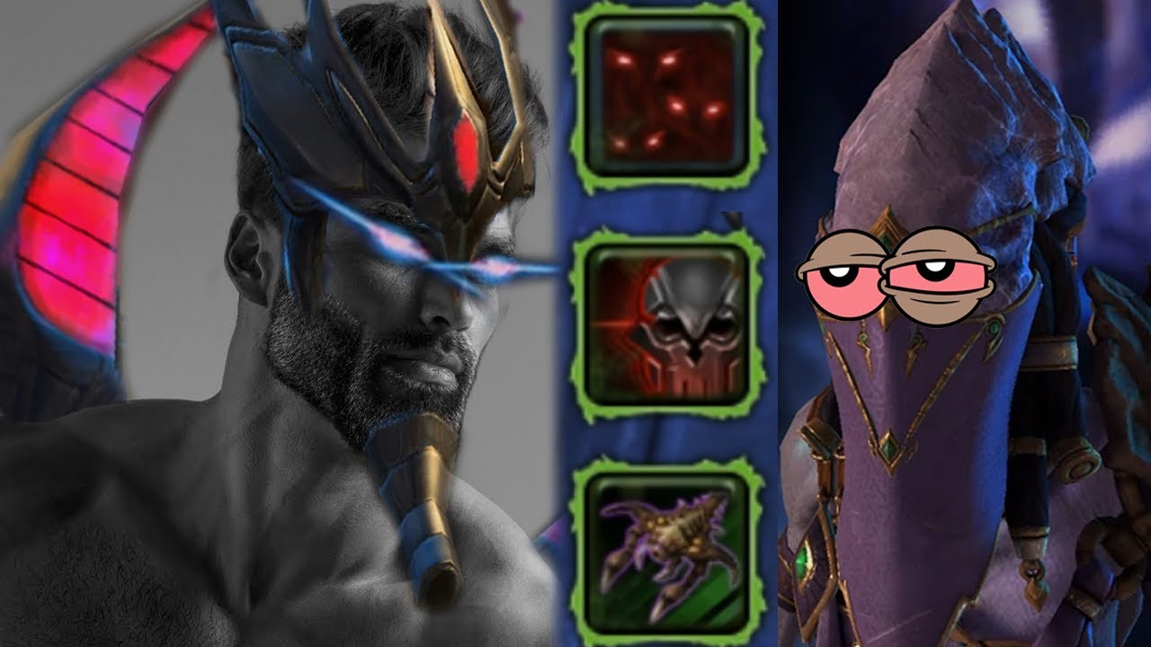 StarCraft 2: Temple of Terror Mutation (feat no units Vorazun)