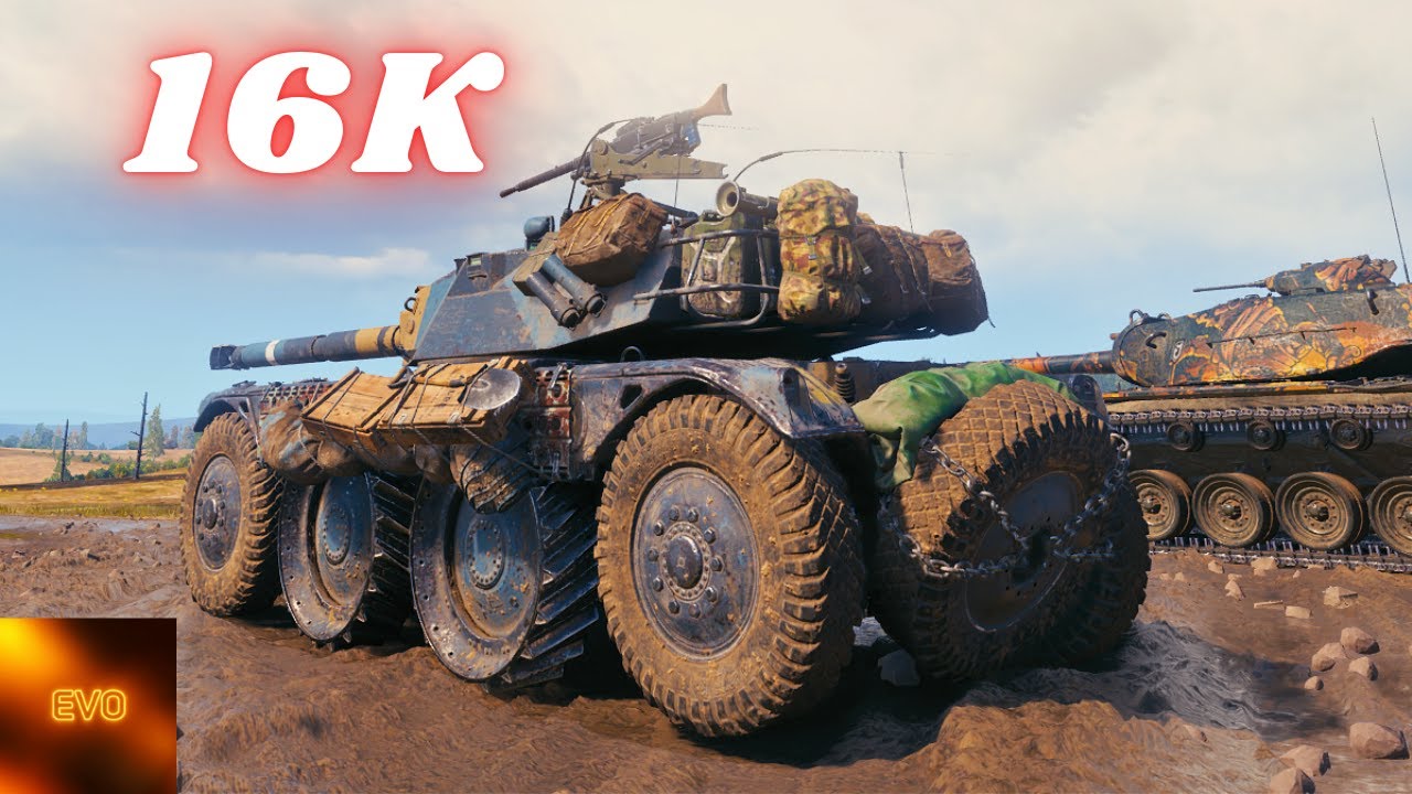 Panhard EBR 105  16K Spot Damage &  Panhard EBR 105 - 17K Spot + Damage  World of Tanks