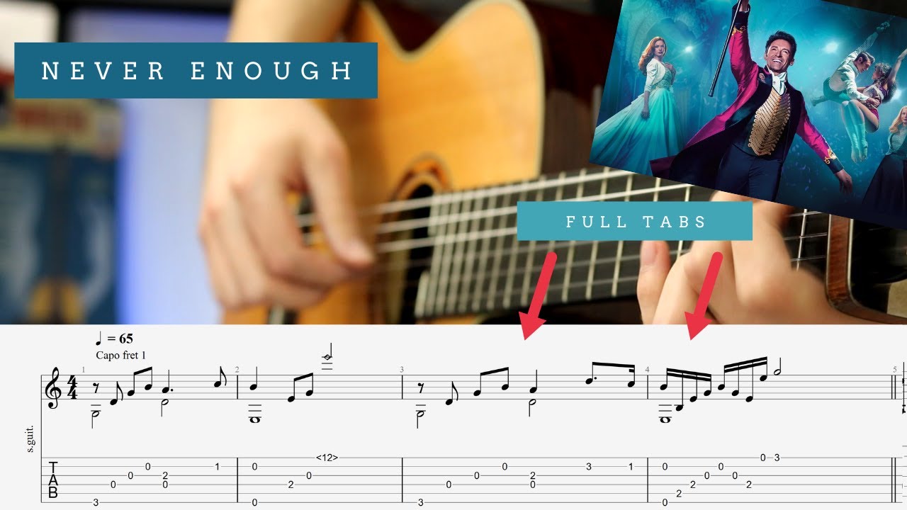 [ TAB ] Never Enough ( from 