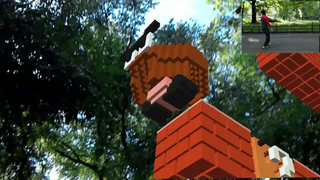 Super Mario Bros. Level Recreated By HoloLens Dev