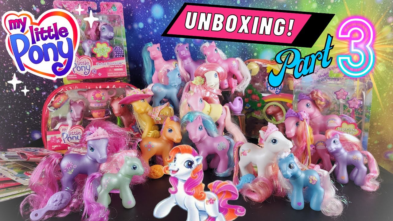Rediscovering the Nostalgia: Part 3 Unboxing Childhood G3 My Little Pony  Collection! #friendchip