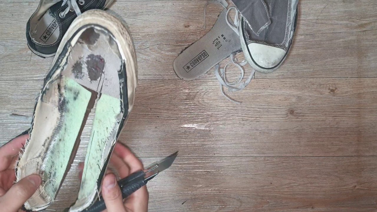 trashed converse trashed shoes destroying converse