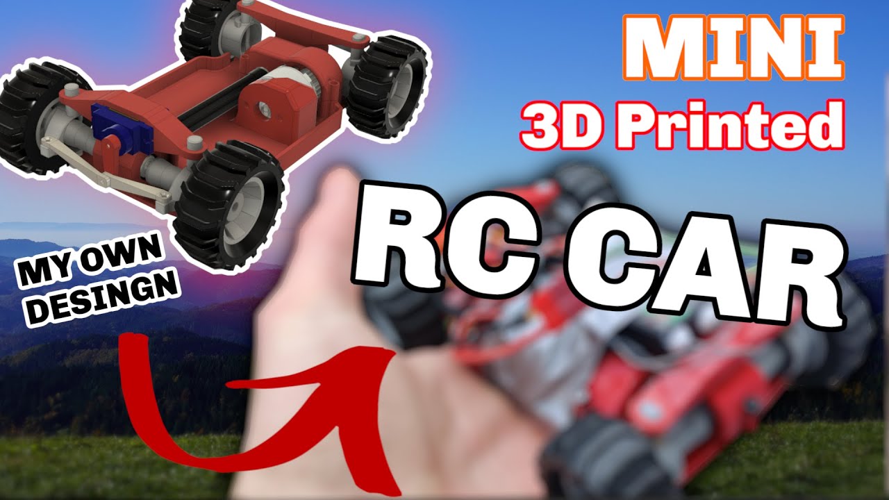 Ich entwickle mein eigenes MINI 3D-gedrucktes RC AUTO.