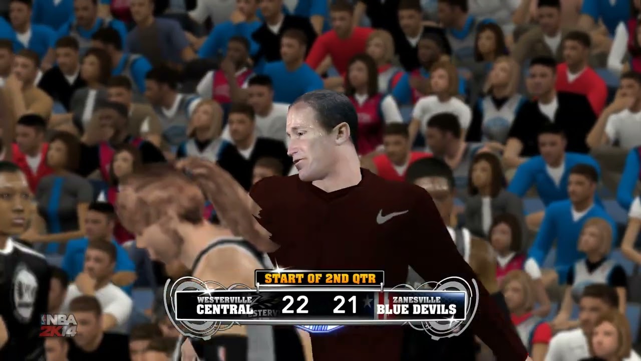 NBA2K14 high school basketball zanesville vs Central First half