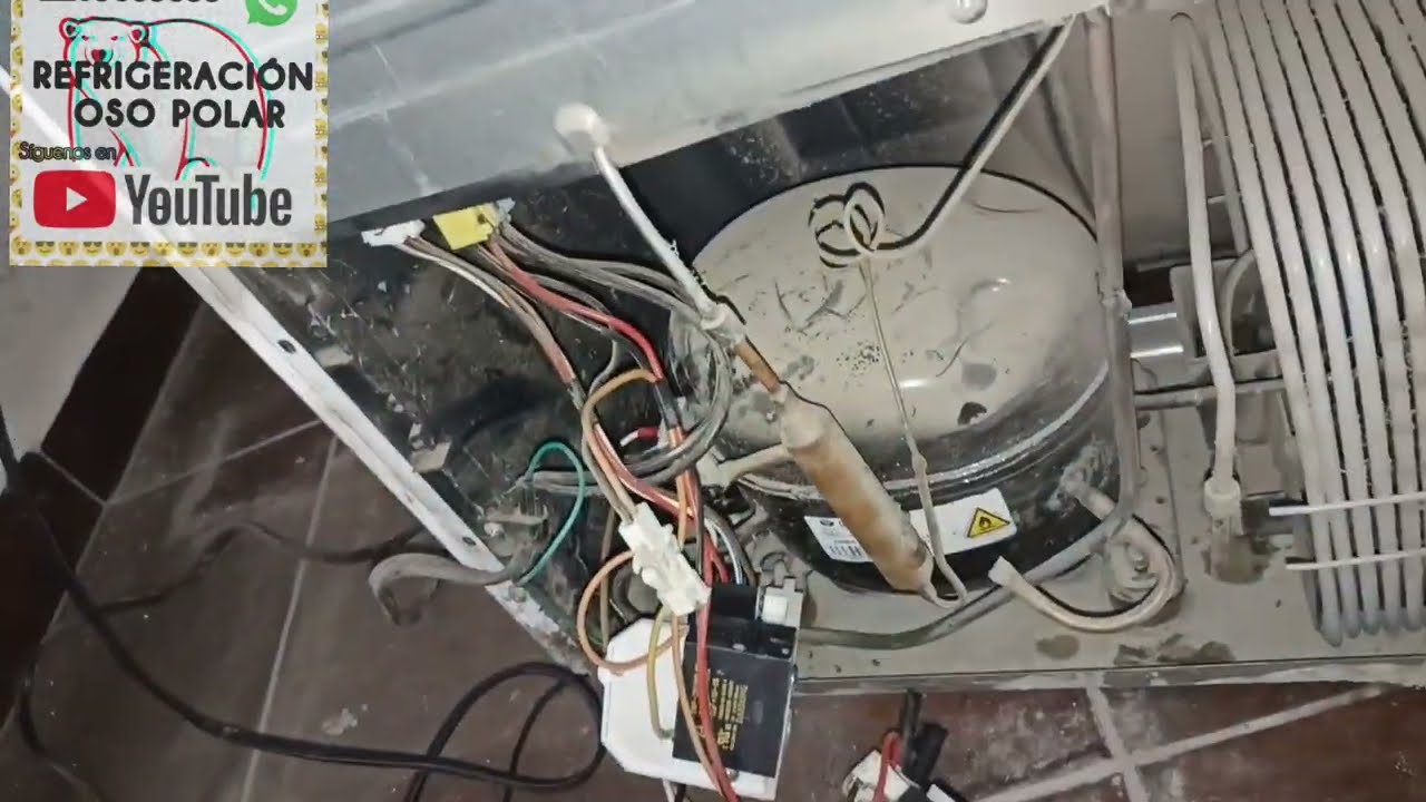 REFRI DAEWOO NO CONGELA NO ENFRIA Y ARRIBA NI ABAJo  repararlo fácilmente cambia de arrancador