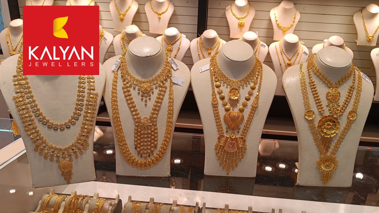 Kalyan Jewellers Gold Necklace & Haram Collections | Wedding Jewellery Collections