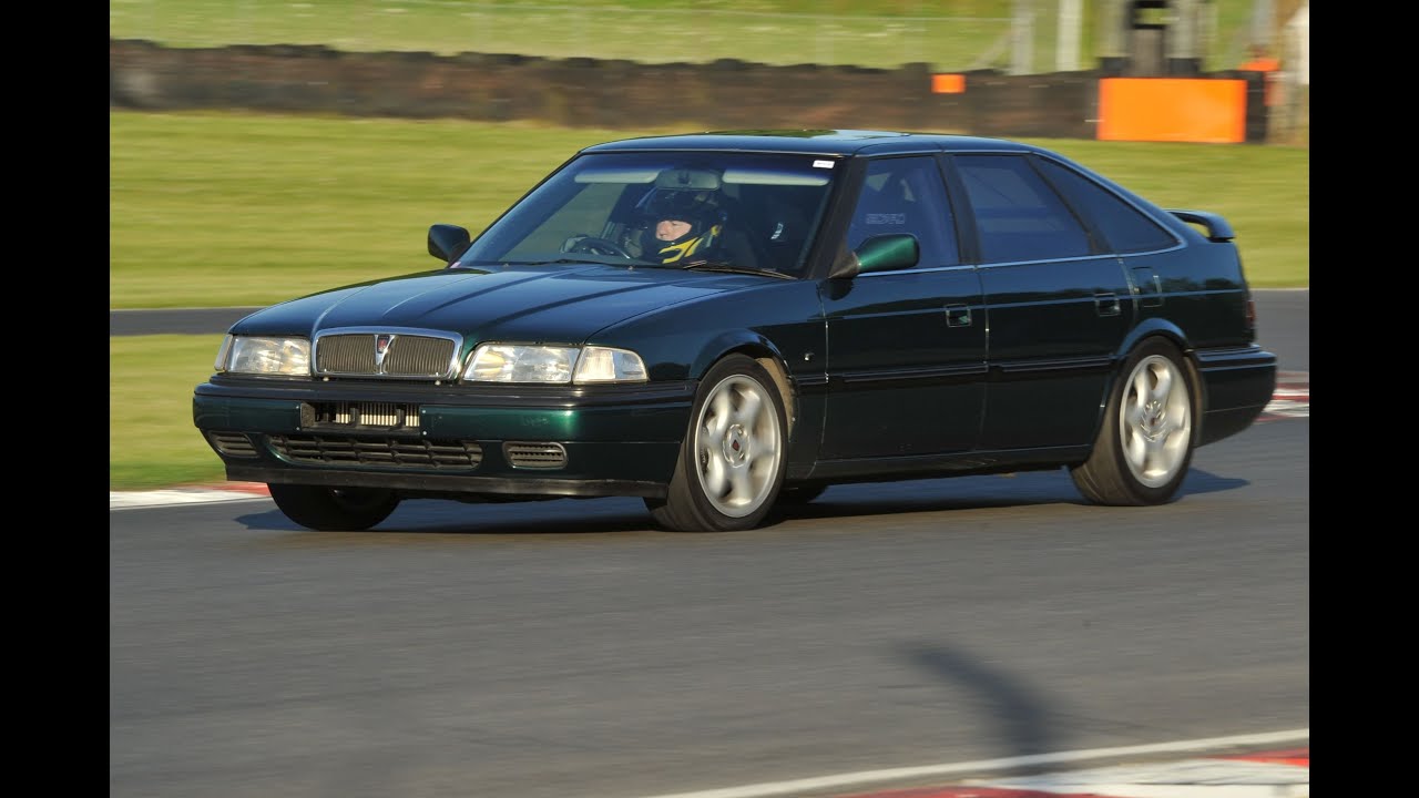 Rover Vitesse 820Ti Rover 800 Turbo On Board Brands Hatch Track Day Porsche Nissan GTR BMW Chase