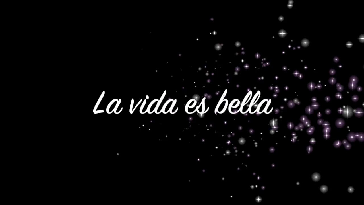 La vida es bella (Versión guitarras)