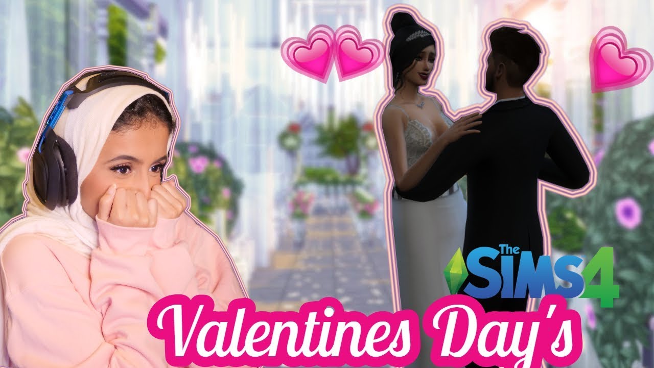 زواج بيوم الحب!😍❤️ ( ذا سمس 4 البيت الكبير #1) | The Sims 4