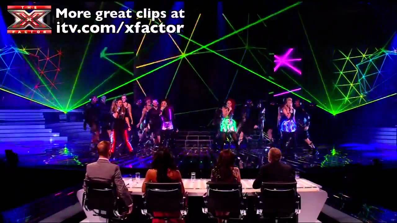 Little Mix do their best Rihanna - The X Factor 2011 Live Show 5 - itv.com/xfactor