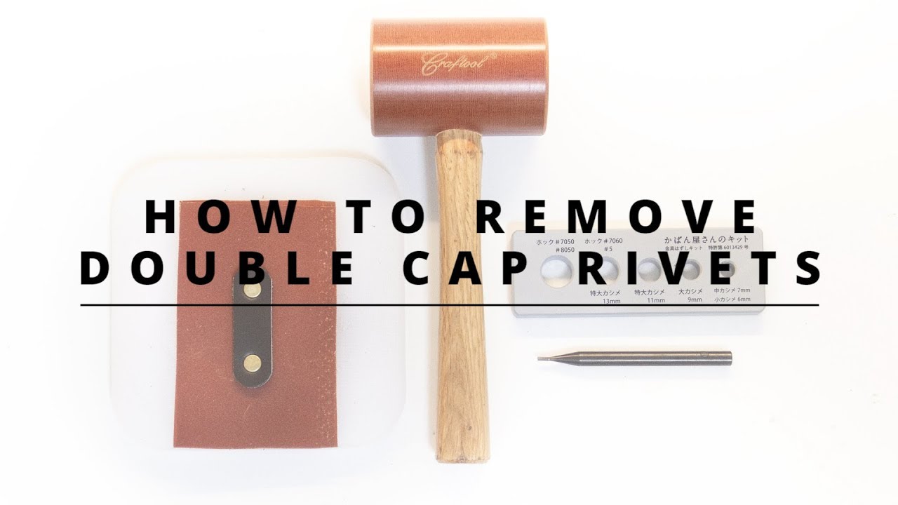 How to Remove Double Cap Rivets with Rivet Removal Tool