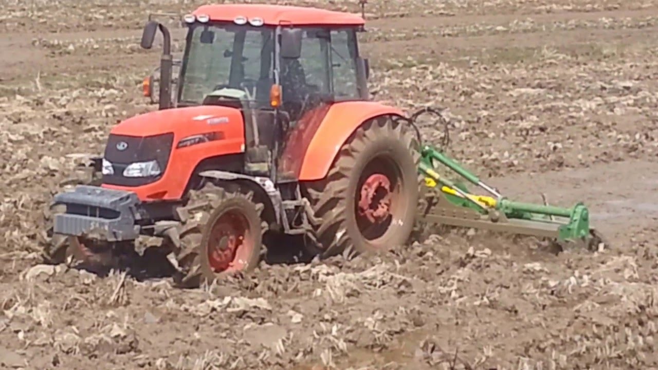 Folding Rotavator(6.0 meter) in wet rice field WECAN GLOBAL RFW series