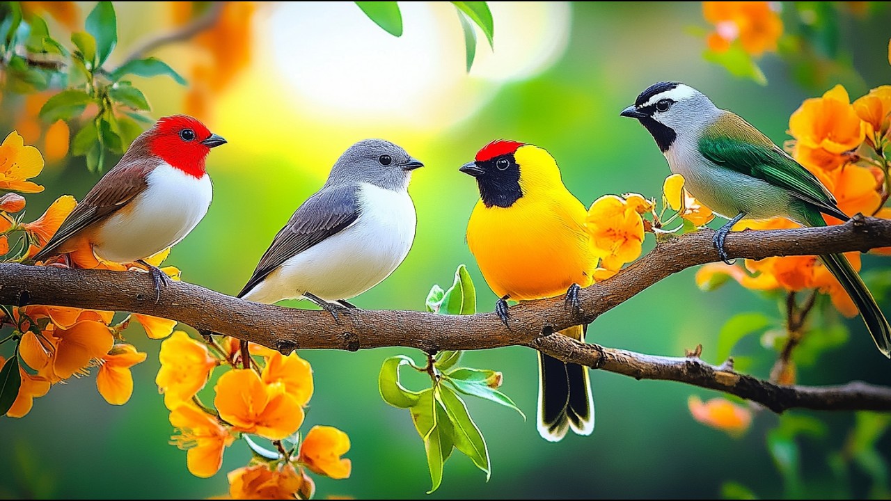 Pure Focus Ambience 🕊️🕊️🕊️ Birdsong & Piano for a Stress-Free Desk