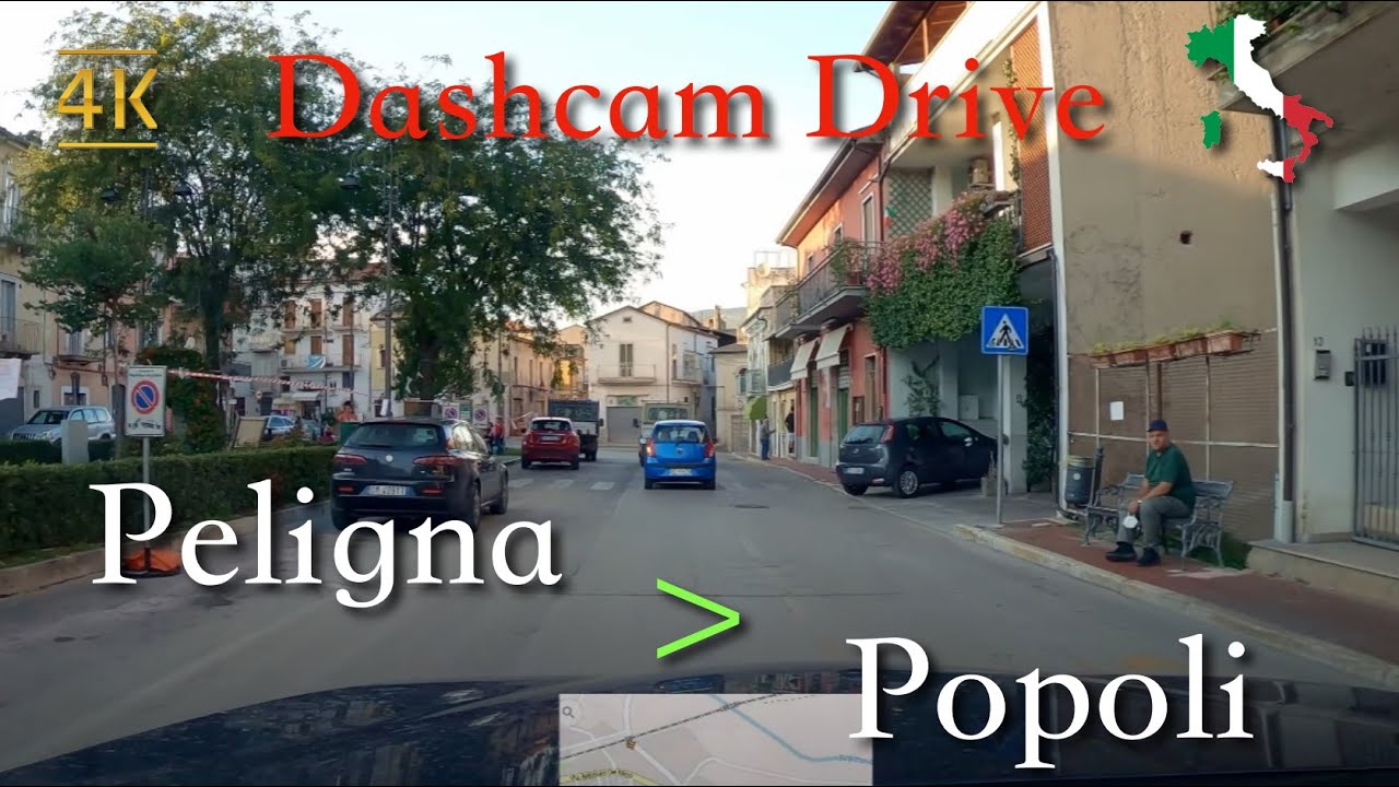 Scenic Drive (Abruzzo), Italy [Pratola Peligna ⩾ Popoli] September 2021 | 16:00 | 🌞