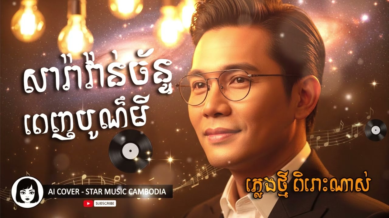 សារ៉ាវ៉ាន់ច័ន្ទពេញបូណ៌មី​ បទប្រុស AI Cover Khmer Song