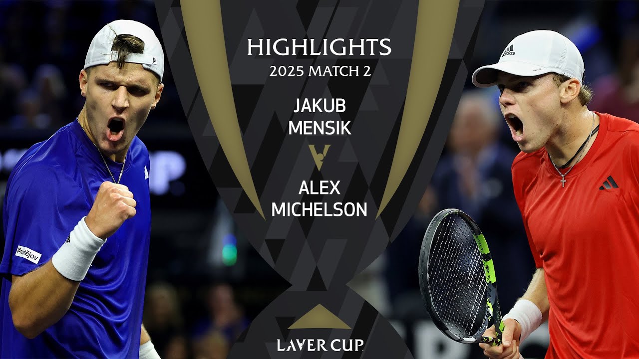 Jakub Mensik v Alex Michelsen Highlights | Laver Cup 2025 Match 2