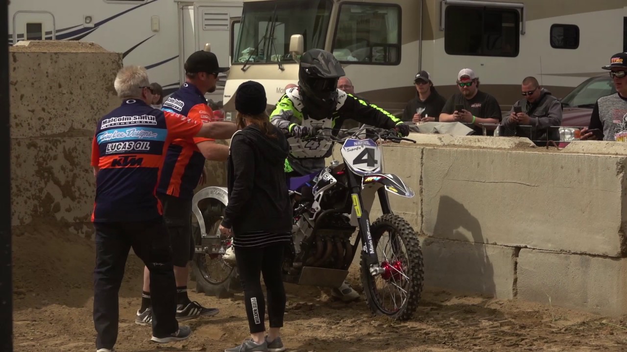Austin Teyler- Superfly sets fast time on Nitro bike