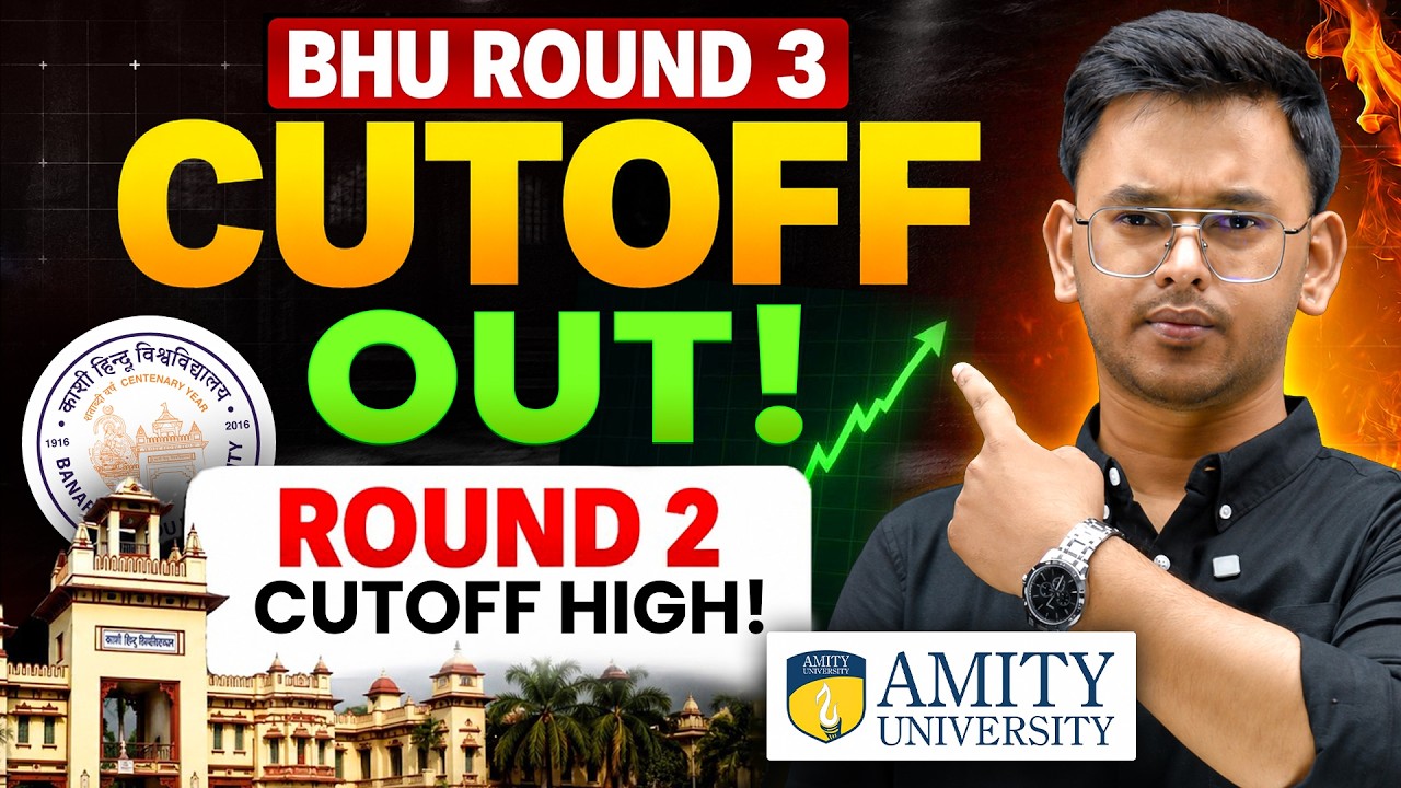 How Much Will the BHU Round 3 Cutoff Be? | BHU Round 2 Cutoff High? 😱 | BHU Cutoff Analysis 2026 ...