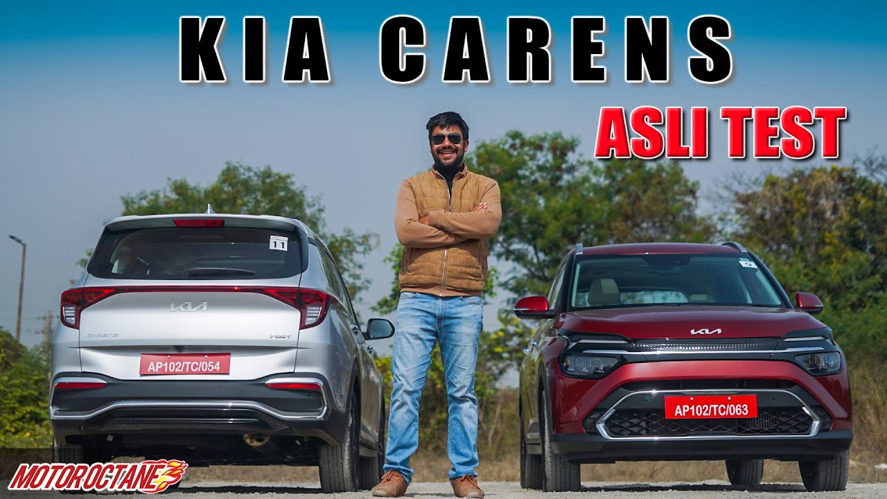 Kia Carens Asli Test - All Details