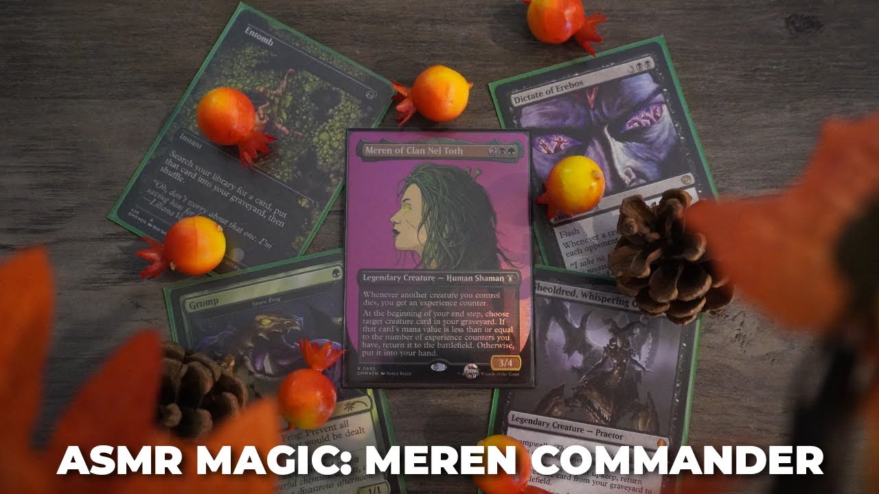 ASMR: Meren of Clan Nel Toth Deck Tech 💀🌳 Magic The Gathering EDH Commander
