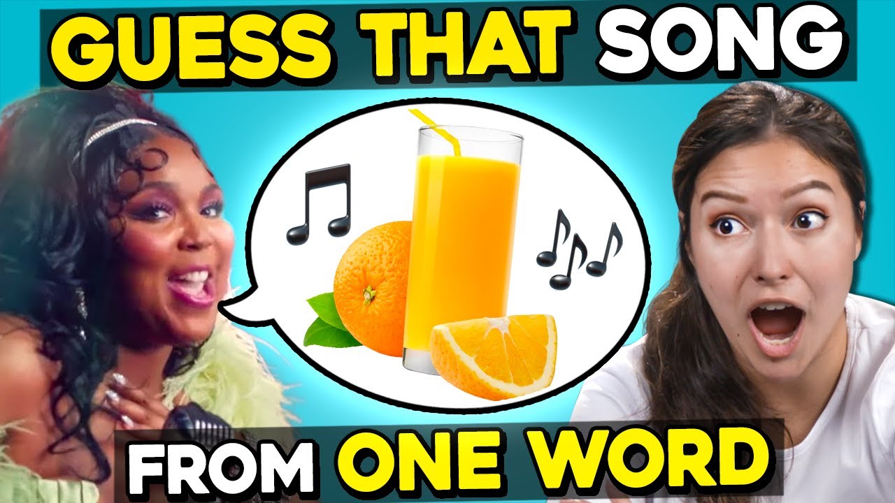 Can YOU Guess That Song From One Word Only?