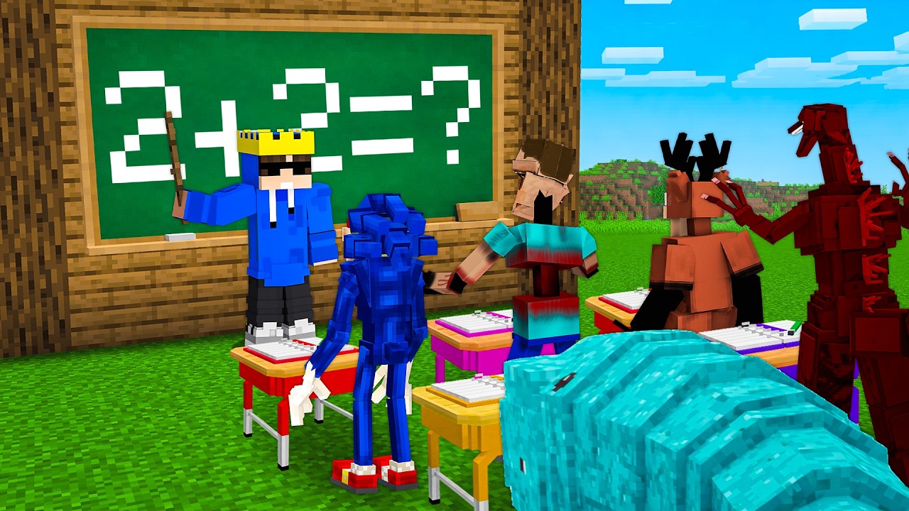 Otworzyłem SŁYNNĄ SZKOŁĘ POTWOR&Oacute;W w Minecrafcie