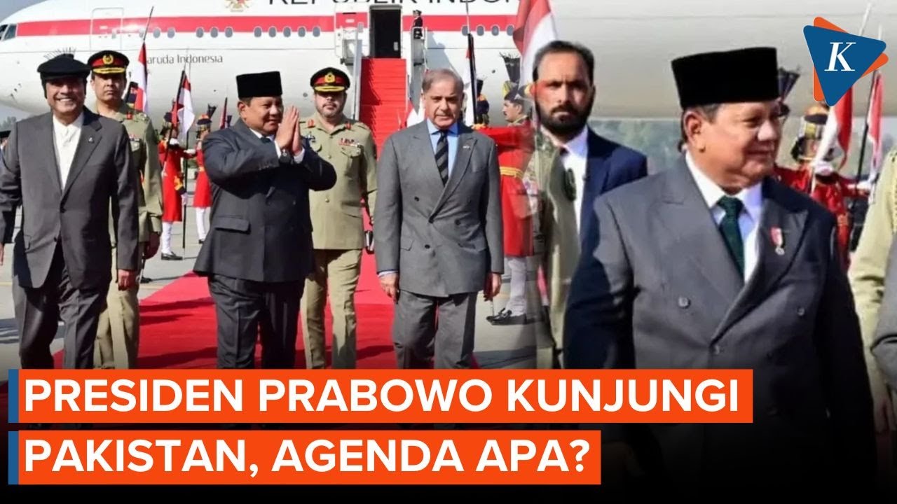Hari Ini, Prabowo Tiba di Pakistan Disambut Langsung Presiden Zardari dan PM Shehbaz Sharif