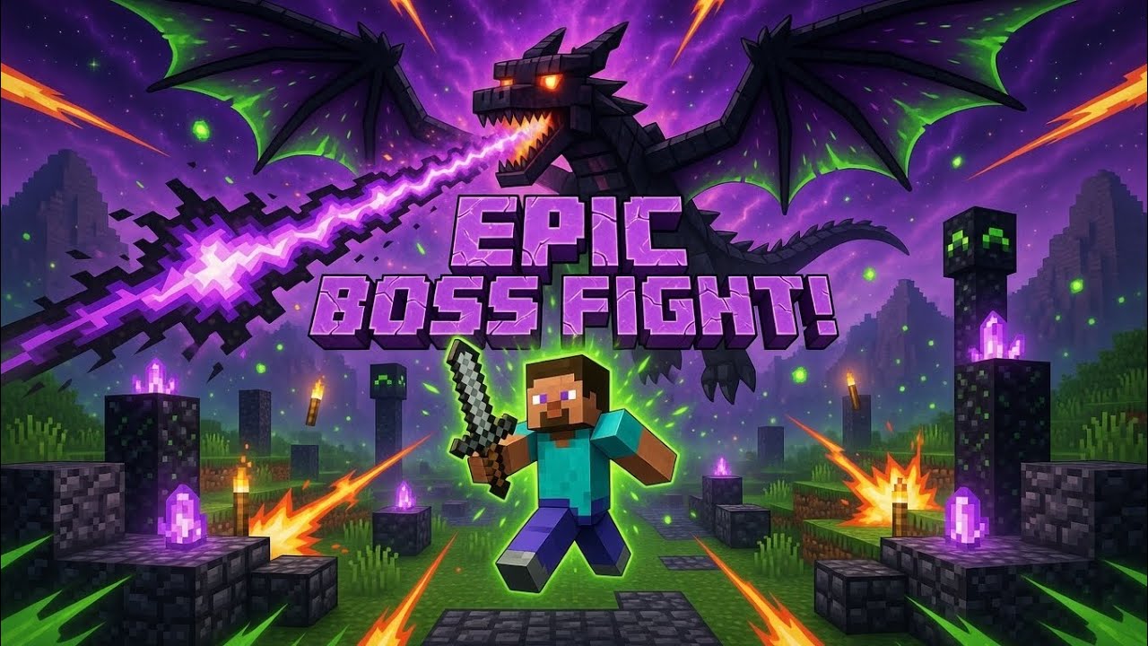 Finally Beat the Ender Dragon in Minecraft Survival! 🐉 (Epic Final Battle)